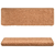 Prostirke za stepenice 15 kom 65x21x4 cm krem pravokutni rub