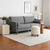 ATELIER DEL SOFA Sofa trosed Nordi 3 Seater Wood Grey