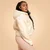 BeastPink Women‘s Bliss Hoodie Jacket Ivory