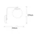 Opviq Zidna lampa E27 Socket, Crna