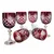 Marika Kozarci za vino Ruby Crystal 240 ml z vonjem ananasa