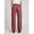Pepe Jeans za ženske. PL204890 Kavbojke v bordo barvi ohlapnega kroja (31/30), Priložnostno, Bombaž, Džins, Trajnostni, Burgu
