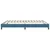 Box Spring krevet bez madracem tamnoplavi 180x220 cm baršun