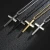 Ogrlica Pure Cross - Siva KP38413