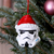 Božićna igračka Nemesis Now Movies: Star Wars - Santa Hat Stormtrooper, 8 cm