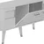 Hanah Home HANAH HOME Moda - White, Silver TV omarica, (20868168)