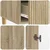 Kreveta Hrast sonoma 66 x 34,5 x 95 cm Konstruirano drvo