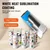 VEVOR Komplet 8 kozarcev ravni sublimacijski kozarci 75x210 mm beli