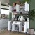 Hanah Home Komoda JE177 3348, 120x184.2x40 cm, Bela