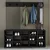 HANAH HOME Cipelarnik Talu Anthracite