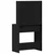Toaletni stol Crni hrast 74,5 x 40 x 141 cm Konstruirano drvo
