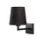Opviq Zidna lampa E27 Socket, Crna