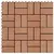 Pločice za decking 22 kom. Smeđa 30 x 30 cm WPC