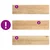 Prozorske klupice 2 kom 100x25x2 cm netretirane masivne hrast