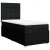 Vidaxl Box spring postelja z vzmetnico črna 100x200 cm blago