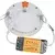 LED kupatilsko ugradno svetlo VEGA LED/6W/230V 2800K O 11,8 cm IP44
