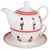 Basilur CHRISTMAS NUTCRACKER Čajni servis: porcelanska skodelica 300 ml s čajnikom 450 ml in podstavkom ZA ZELIŠČA, BOŽIČNO DARILO