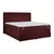 Boxspring Krevet Palace 160/200 cm , boja crnog vina