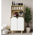 HANAH HOME Višenamenska samostojeća polica Parma 2 Sapphire Hrast White