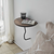 HANAH HOME Zidna polica Leo Black Walnut