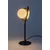 Rabalux Stona lampa Jules, Staklena kugla, 1xG9, 5W, 40cm, Crno-bela