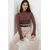 Trend Alacati Stili Ženska bluza Alc-X14867, Tamnoplava