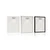 Plakat stilska mavrica s polkrogom Mid-Century - 30x45 white