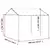 Gazebo 4 x 4 x 2,6 m Bijeli Čelik i poliester 180 gsm