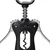 Zinc corkscrew, black - BarCraft