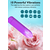 Paloqueth Bullet Mini Vibrator with 10 Powerfull Vibration Modes Purple