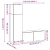 Set TV komoda Zidne 3 pcs Crni hrast 130,5 x 30 x 140 cm