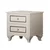 Hanah Home Noćni stočić Rb-103, 45x45x40 cm, Beli