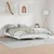 shumee vidaXL Posteljni okvir, bel, 200x200 cm, material na osnovi lesa