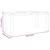 Vidaxl Jedilna miza PANAMA bela 160x80x75 cm trdna borovina