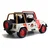 Avtomobilček Jurassic World Jeep Wrangler 1992 Jada kovinski z odpirajočimi elementi in gumiranimi kolesi dolžina 19 cm 1:24