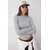 Trendyol Milla ženska bluza Twoaw26Bz00067, Siva Melanž