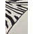 Conceptum Hypnose Tepih Zebra, O140 cm, Crno-beli
