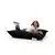 Atelier del Sofa Lazy bag Crni
