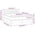 Krevet box spring s madracem LED tamnozeleni 140x200 cm baršun