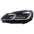 VW GOLF 6 2008-2012 FAROVI ZATAMLJENI SA MOTOROM ZA PODEŠAVANJE FAROVA GOLF 7.5 LOOK-SET 2KOM