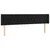LED uzglavlje crno 203x16x78/88 cm baršunasto