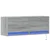 Zidni TV ormarić s LED svjetlima siva boja hrasta 100x31x38 cm