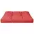 Jastuk za palete crveni 80 x 80 x 12 cm od tkanine