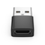 INF USB-A (moški) na USB-C (ženski) adapter Black, (21248038)
