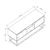 Hanah home TV Komoda Belinda 140 Crno-Hrast
