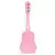 Eco Toys Drvena Gitara Za Decu Sa Metalnim Žicama, Roze