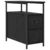 Noćni ormar 2 pcs Crni hrast 30 x 60 x 60 cm Konstruirano drvo