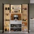 Hanah Home Nero Duo vitrina za kafe kutak sa LED osvetljenjem 160 × 190 × 44 cm, bela