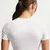 Nike W NK ONE FITTED SS TOP, ženska majica za fitnes, bijela IR1895