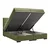 Boxspring Krevet Ethan 160/200 cm , zelena